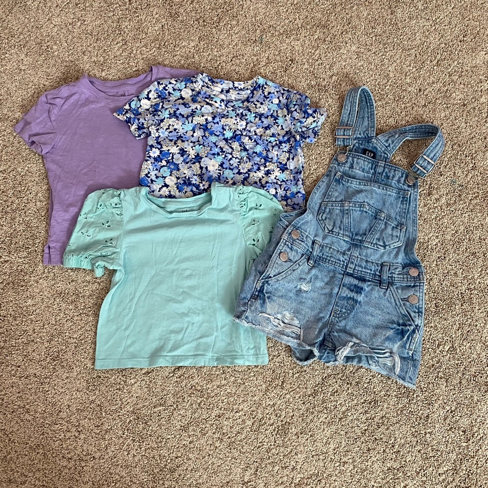 3 Gap Shirts and Shortalls